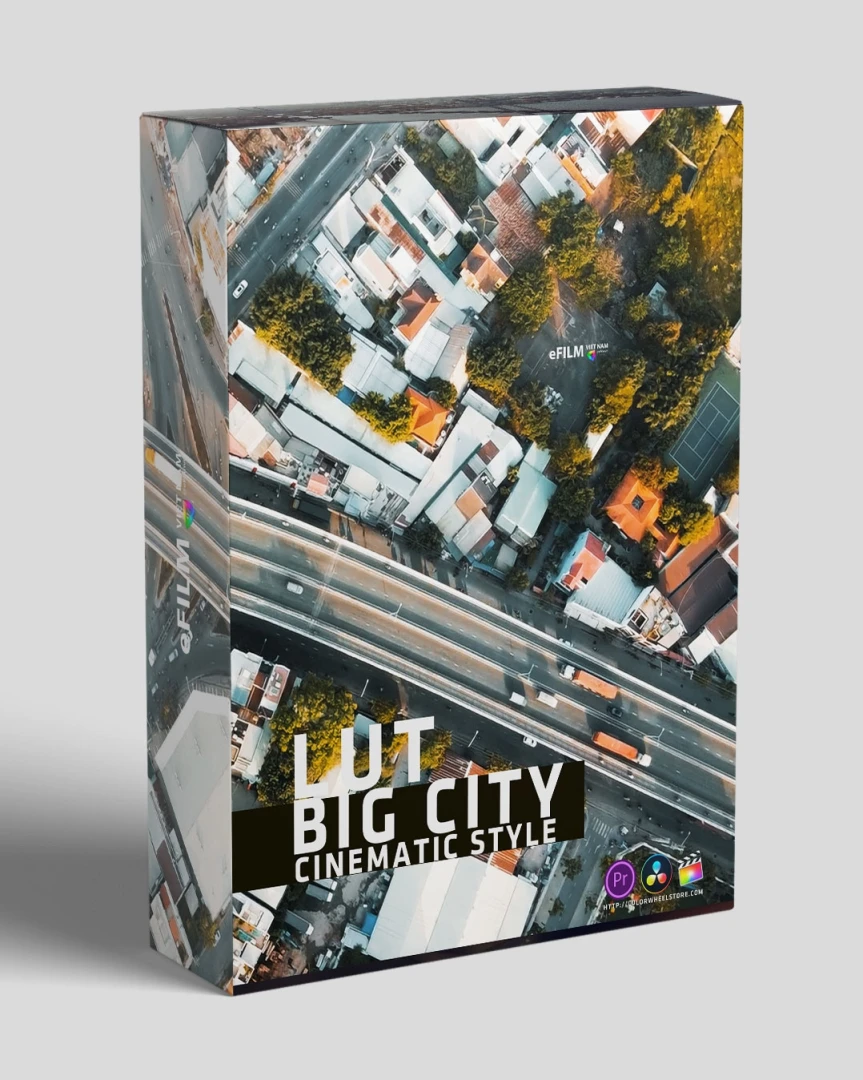 Colorwheelstore – LUT Big City | 32 Cinematic LUTs for Urban & City Footage
