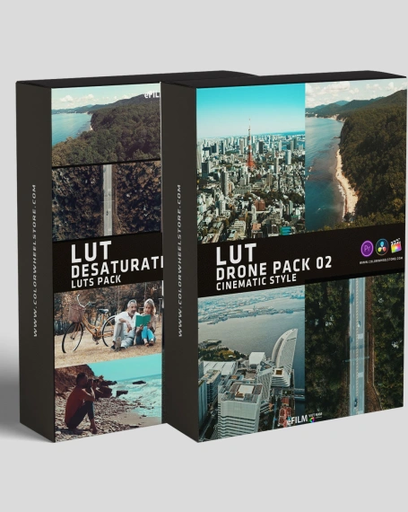 Colorwheelstore – Drone LUT Bundle | 21 Cinematic LUTs for Aerial Footage (LOG & Rec.709)