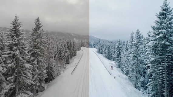 GNProduction – D-Cinelike Drone Winter LUT | Cinematic LUT for Snow & Cold Weather Scenes — preview 4