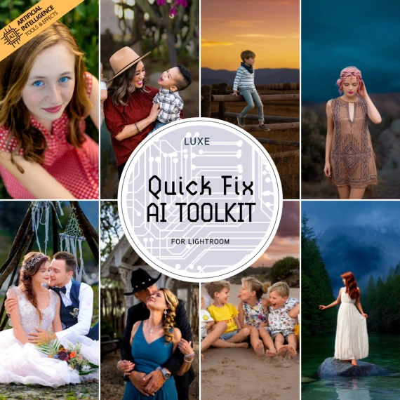 The Luxe Lens – Luxe Quick Fix AI Toolkit (Adaptive Lightroom Presets)
