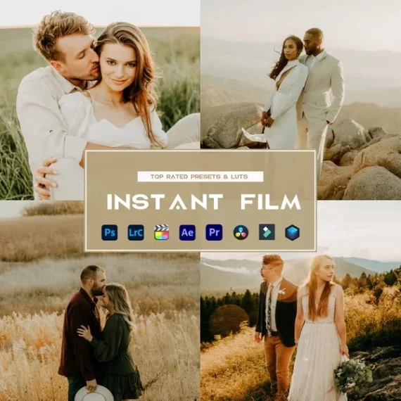 Instant Film Preset & LUTs Collection – Classic Polaroid Aesthetic