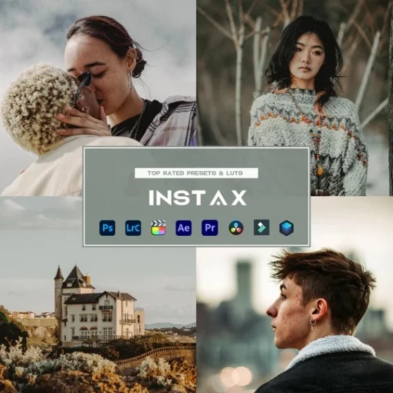 Instax Preset & LUTs Collection – Vintage Instant Film Look