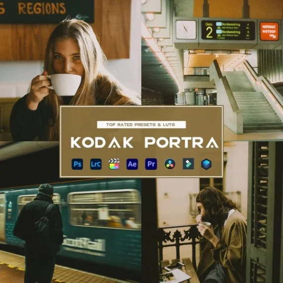 Kodak Portra Preset & LUTs Collection – Timeless Film Look for Portraits