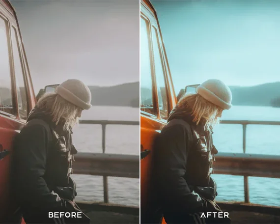 Moody Blue Preset & LUTs Collection – Cool Cinematic Tones for Travel & Landscapes — preview 3