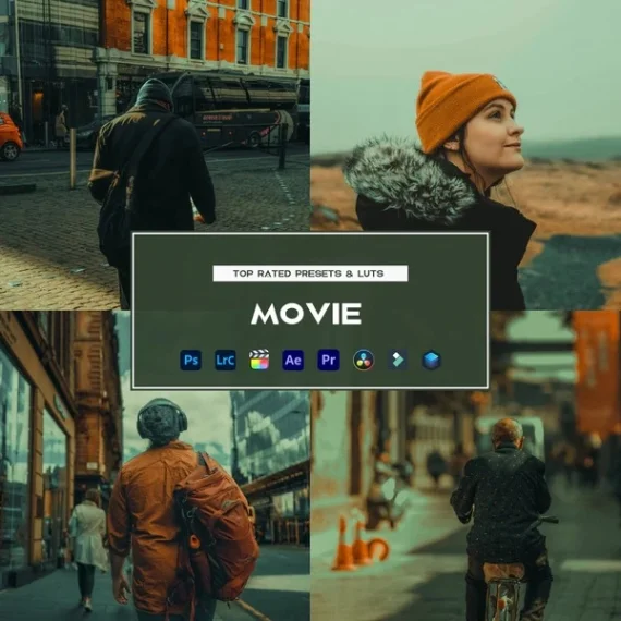 Movie Preset & LUTs Collection – Cinematic Hollywood Looks