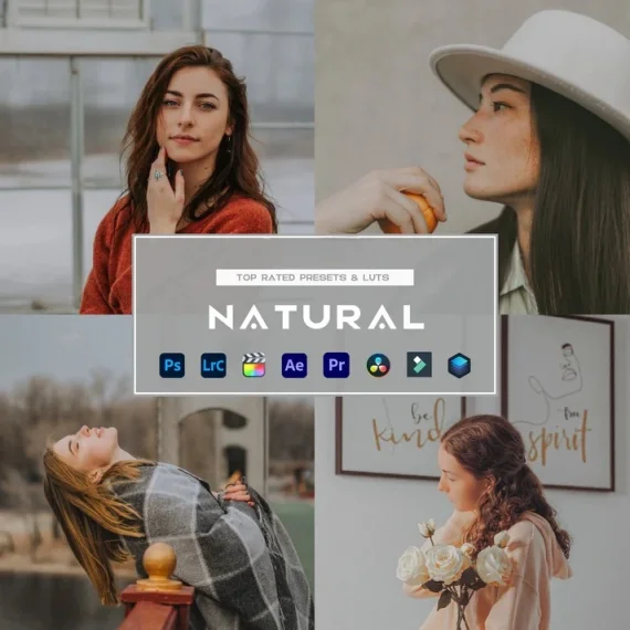 Natural Preset & LUTs Collection – True-to-Life Portrait Tones