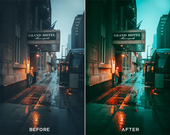 Neon Light Preset & LUTs Collection – Vibrant Urban Night Tones — preview 2