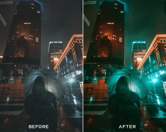 Neon Light Preset & LUTs Collection – Vibrant Urban Night Tones — preview 4