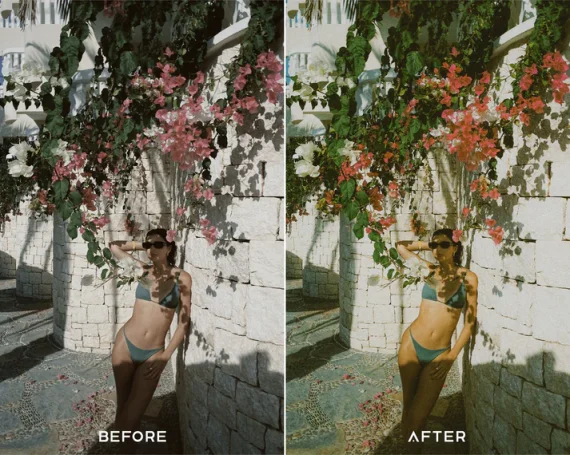 Portra 400 Preset & LUTs Collection – Vintage Portrait Aesthetic — preview 3