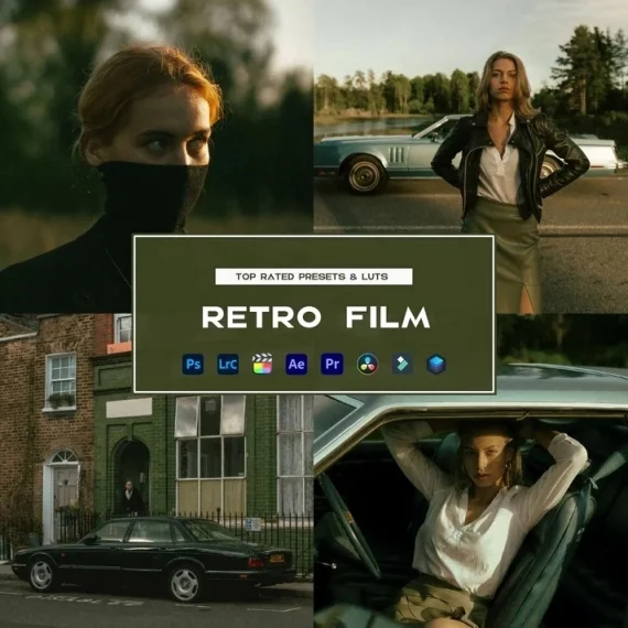 Retro Film Preset & LUTs Collection (Old-School Cinematic Look)