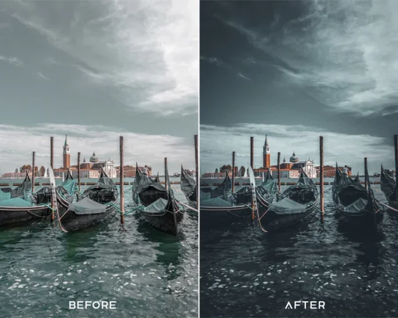 River Preset & LUTs Collection (Moody Blue Tones) — preview 5