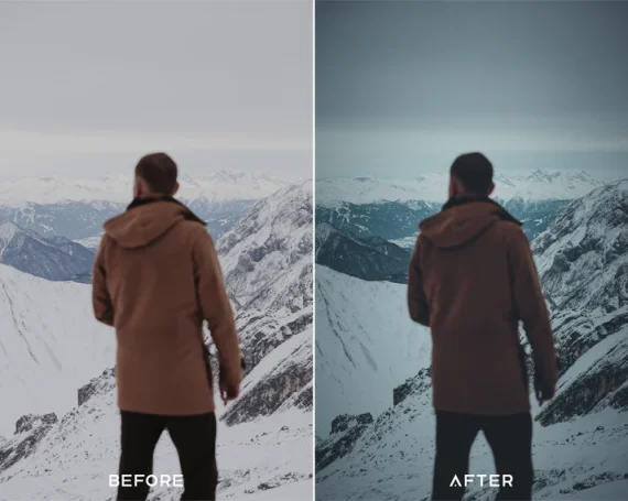 River Preset & LUTs Collection (Moody Blue Tones) — preview 3