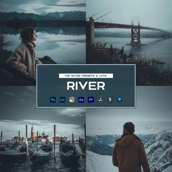 River Preset & LUTs Collection (Moody Blue Tones)