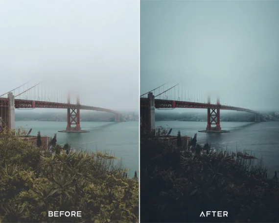 River Preset & LUTs Collection (Moody Blue Tones) — preview 2