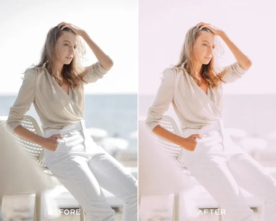 Soft & Pink Preset & LUTs Collection (Romantic Floral Edits) — preview 4