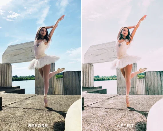 Soft & Pink Preset & LUTs Collection (Romantic Floral Edits) — preview 2
