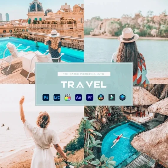 Travel Preset & LUTs Collection (Vivid Adventure Edits)