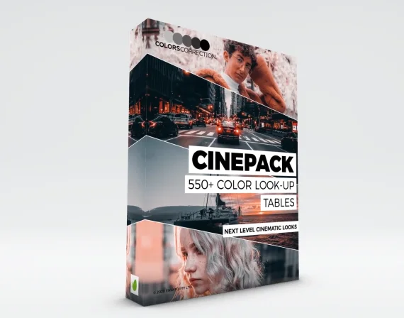 Cinepack – LUT Color Correction Presets (553 LUTs)