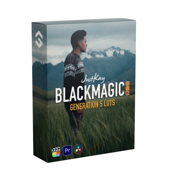 Film Space – Justkay Blackmagic Gen 5 LUTs (5 Professional .CUBE Files)