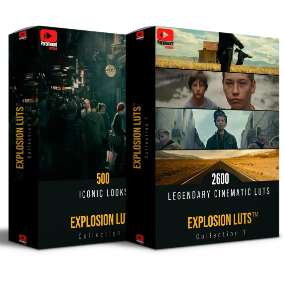 Paramount Motion EXPLOSION™ Cinematic LUTs Collection 1&2 – 3100+ LUTs Across 34 Categories