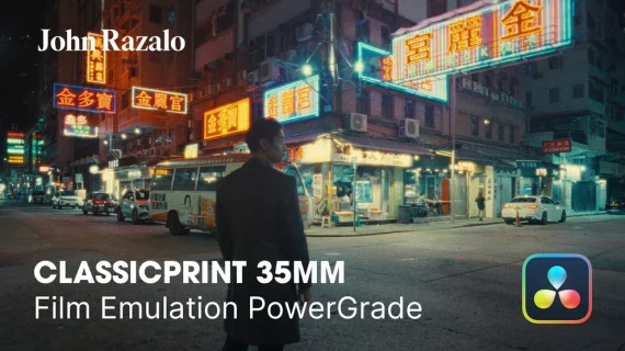 ClassicPrint – 35mm Film Emulation PowerGrade for DaVinci Resolve