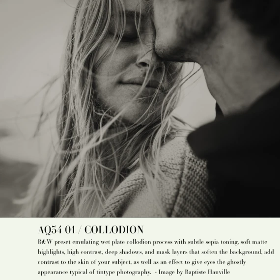 Archipelago – Quest 34 Collodion: Vintage Tintype Black & White Presets — preview 2