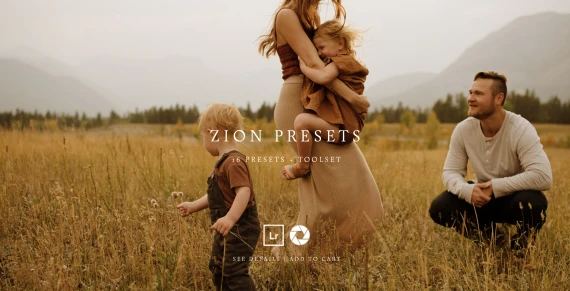 Zion Presets – Vibrant Color Tones for Weddings & Family Photography (Meridian Collection)