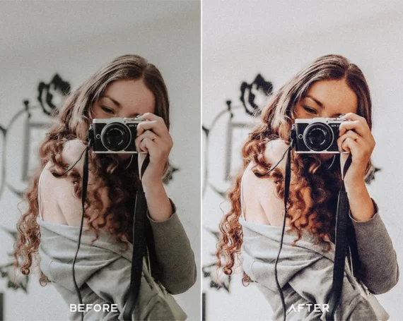 Boho Vibe Preset & LUTs Collection – Dreamy Warm Bohemian Tones — preview 5