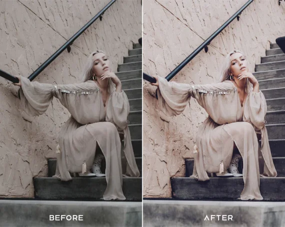 Boho Vibe Preset & LUTs Collection – Dreamy Warm Bohemian Tones — preview 3