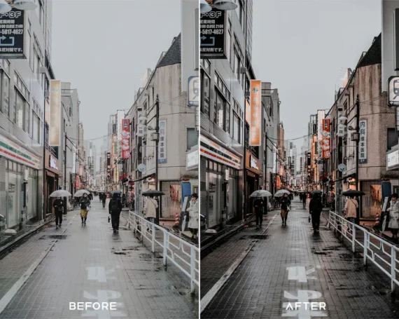 Cine Filmx Preset & LUTs Collection – Classic Gray Cinematic Tones — preview 3