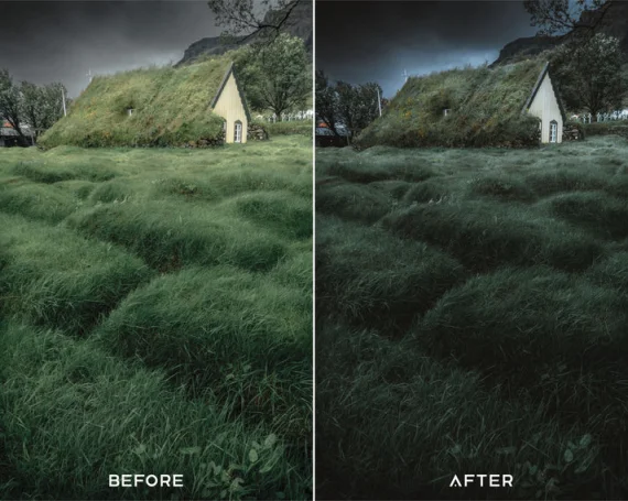 Cinematic Green Preset & LUTs Collection – Lush Filmic Tones — preview 4