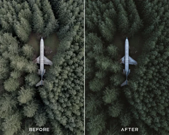Cinematic Green Preset & LUTs Collection – Lush Filmic Tones — preview 3