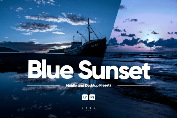 ARTA – Blue Sunset Lightroom Preset Pack (Desktop & Mobile)