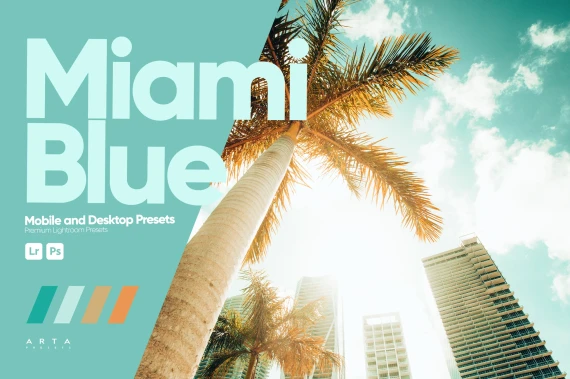 ARTA – Miami Blue Lightroom Preset Pack (Desktop & Mobile)