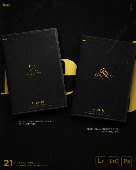 Benj™ Ceremony & Film Look Pack – Cinematic Wedding Presets
