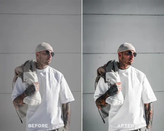 Clean & White Preset & LUTs Collection – Bright Minimal Aesthetic — preview 2