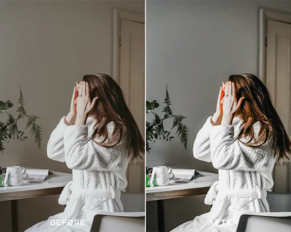 Clean & White Preset & LUTs Collection – Bright Minimal Aesthetic — preview 4
