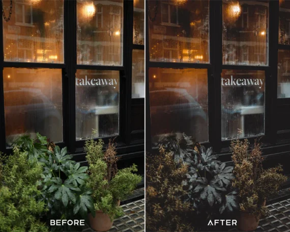 Dark Brown Preset & LUTs Collection – Moody Outdoor Aesthetics — preview 3