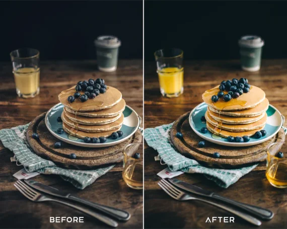 Dark Food Preset & LUTs Collection – Professional Food Photography Edits — preview 2