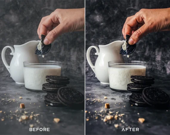 Dark Food Preset & LUTs Collection – Professional Food Photography Edits — preview 3