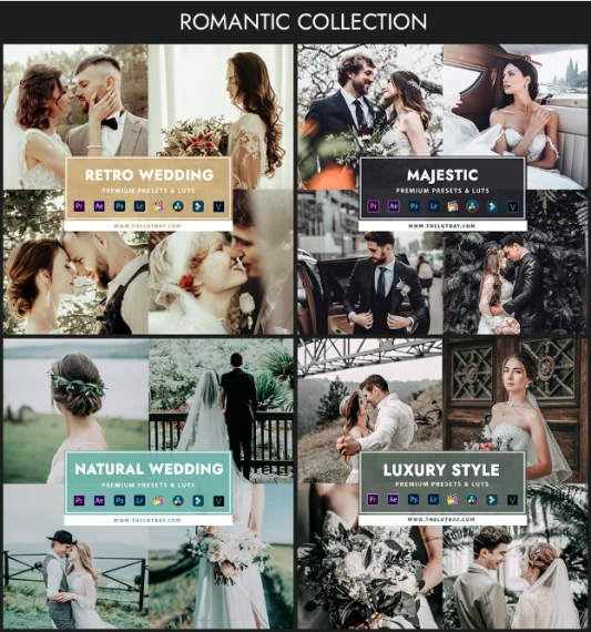 The LUT Bay – Wedding Bundle | 103 Presets & LUTs for Photo & Video Editing — preview 2