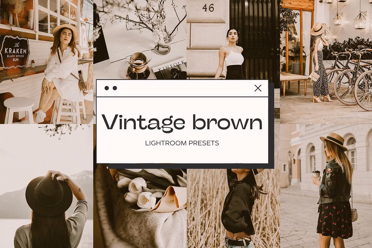 Warm Vintage Brown – Lightroom Mobile & Desktop Presets Pack