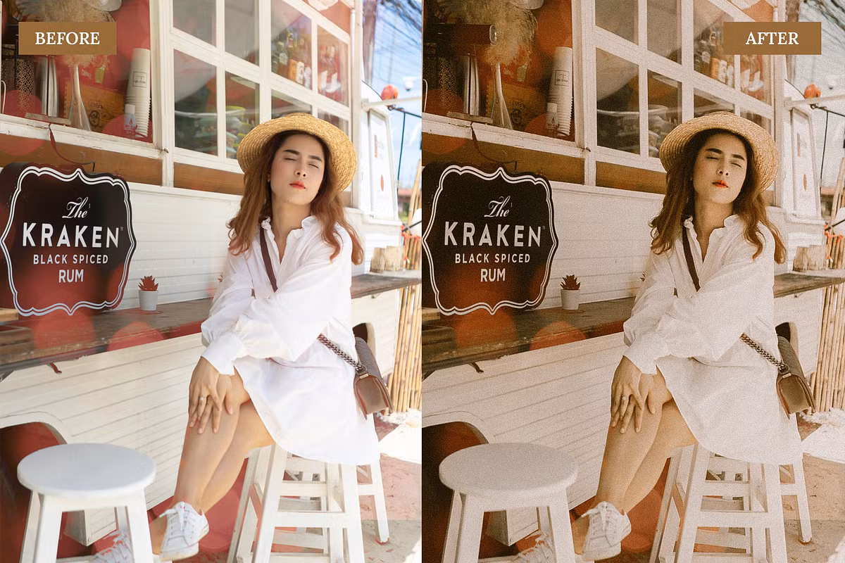 Warm Vintage Brown – Lightroom Mobile & Desktop Presets Pack — preview 5