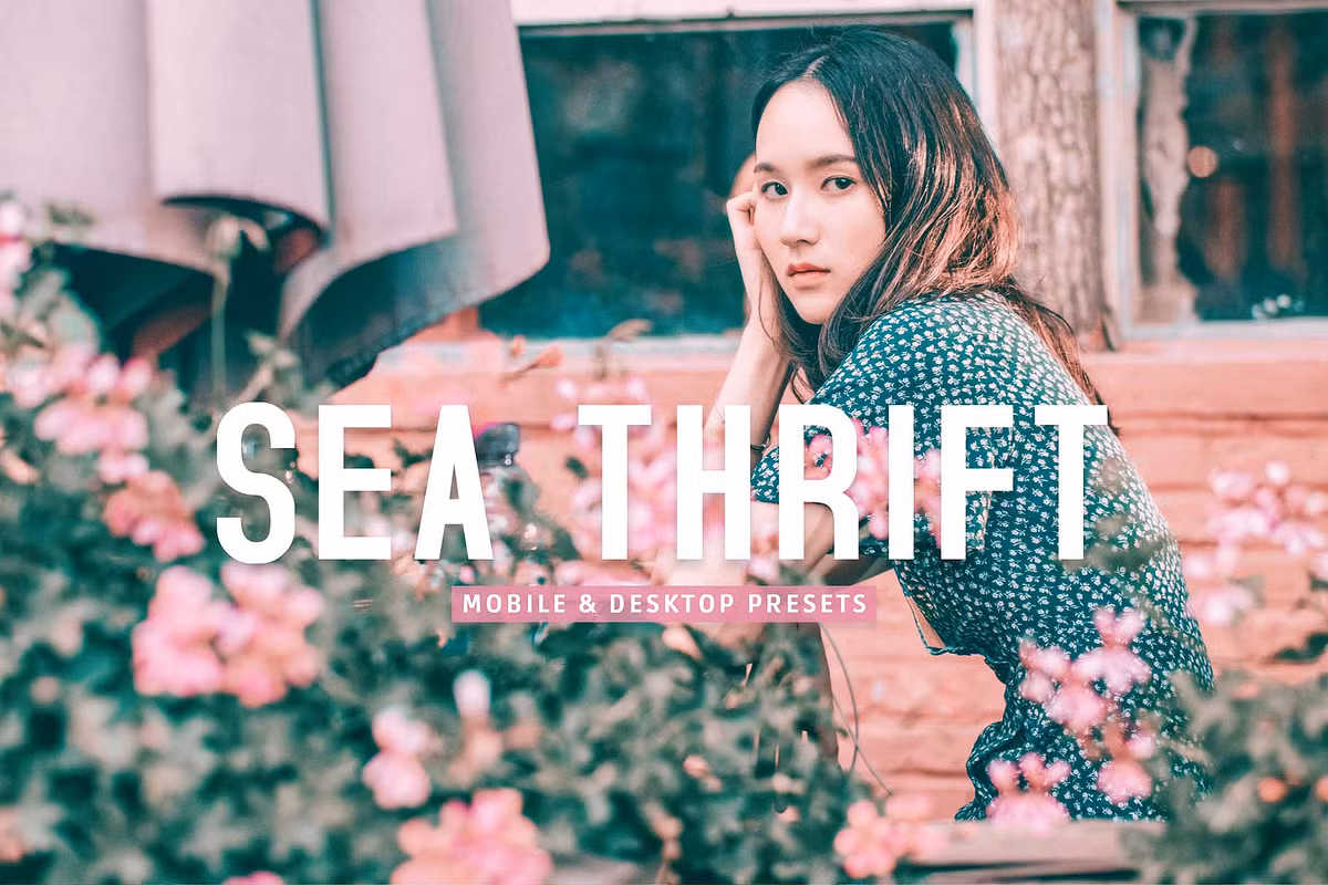 CreativeMarket – Sea Thrift Pro Lightroom Presets (13 Presets)