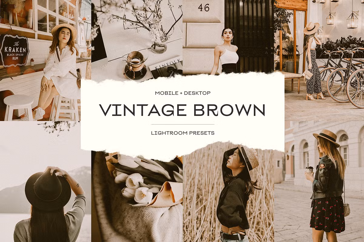 CreativeMarket – Vintage Lightroom Presets Bundle (12 Presets) — preview 2