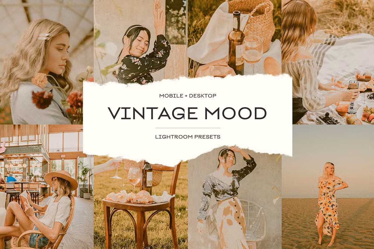CreativeMarket – Vintage Lightroom Presets Bundle (12 Presets) — preview 4