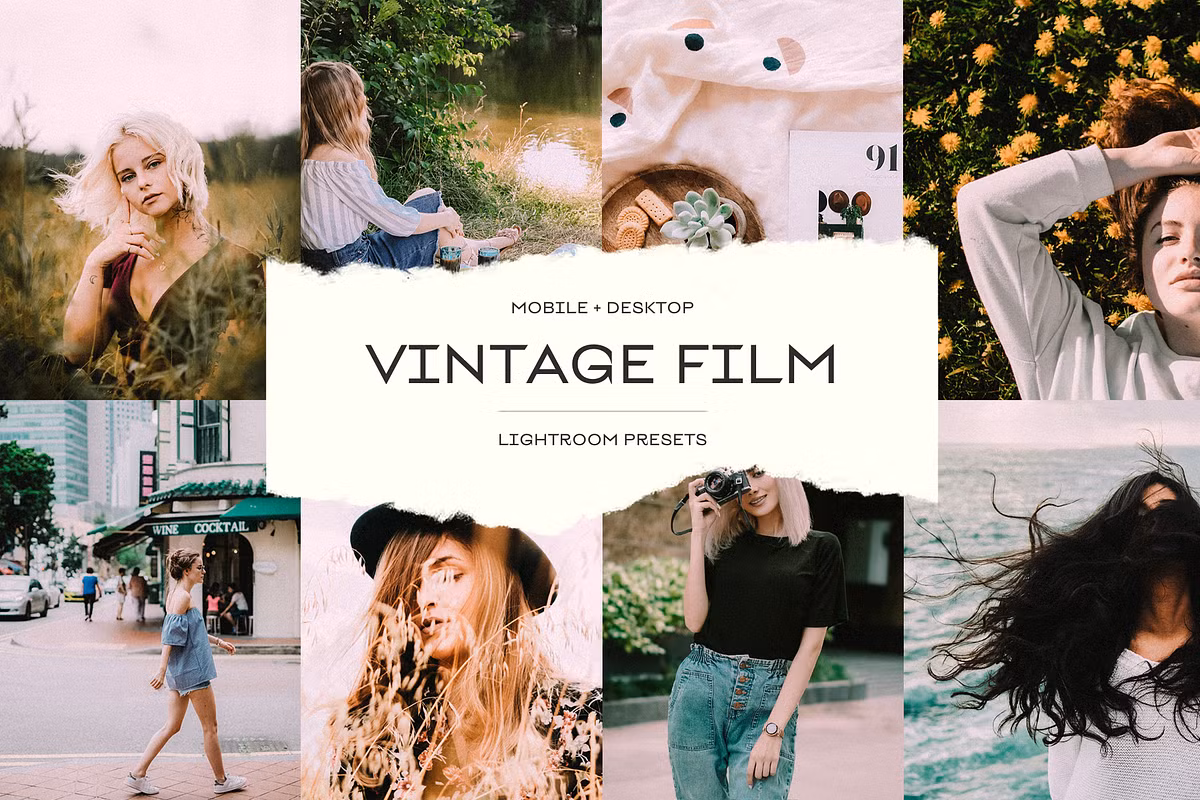 CreativeMarket – Vintage Lightroom Presets Bundle (12 Presets) — preview 5