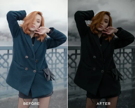 Film Noir Preset & LUTs Collection – Vintage Cinematic Looks — preview 2