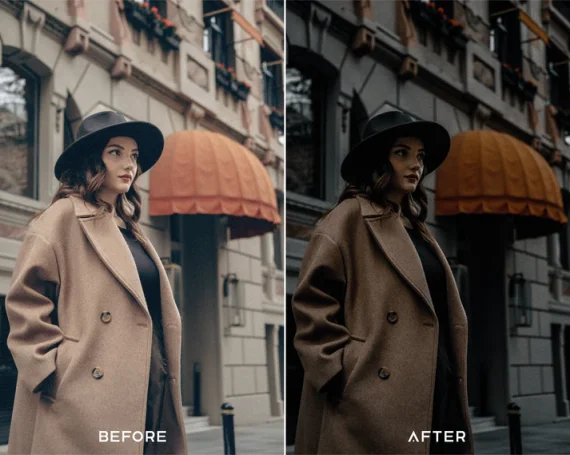 Film Noir Preset & LUTs Collection – Vintage Cinematic Looks — preview 3