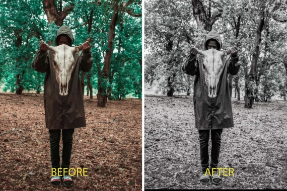 KRStocks – Dark & Monochrome LUTs & Presets Pack — preview 3